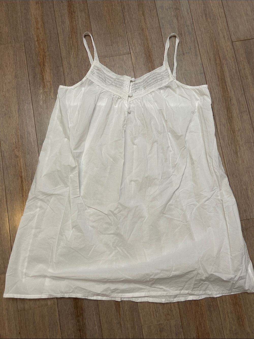 VTG Alexander Del Rossa Lightweight White Cotton Night Chemise size XL